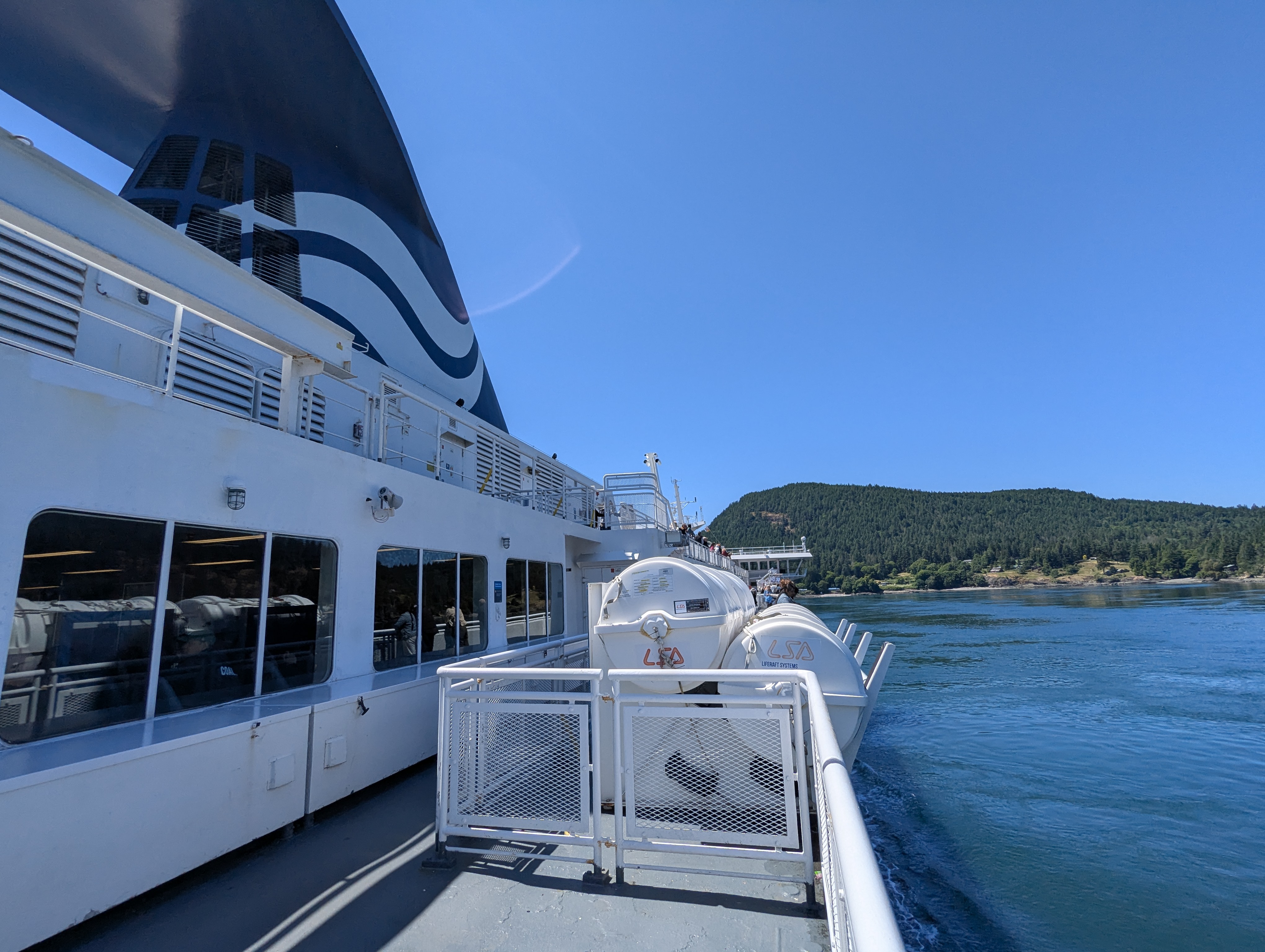 Birthday Trip to Canada, Ferry, Vancouver Island, British Columbia